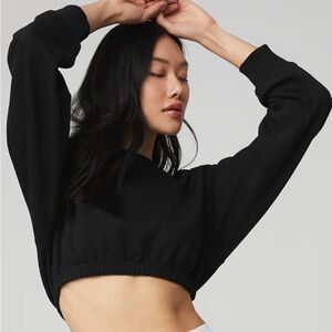 Alo Yoga Devotion Crewneck Pullover - Black